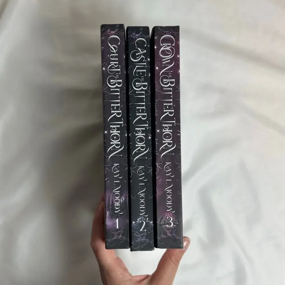 Fae of Bitter Thorn Books 1-3 Kay L Moody Indie Paperback Set Fae Romantasy